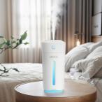 Raisme 加湿器 卓上 アロマディフューザー 小型 除菌 軽量 アロマ対応 大容量280ML コンパクト 2段階ミスト 空気清浄機 静音 省エネ