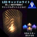 Yahoo! Yahoo!ショッピング(ヤフー ショッピング)LEDキャンドルライト 3Dデザインランプ インテリア おしゃれにきらめく幾何学模様のポット付 明るいテーブルランプ ティーライト ボタン電池型