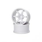G-FORCE N-6 Drift Wheel /+8/White GD059