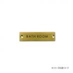  автограф plate BATH ROOM античный Gold 64021