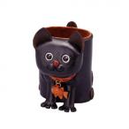  натуральная кожа очки подставка чёрный кошка 094332