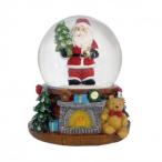 スノードーム ファイヤープレイスサンタ