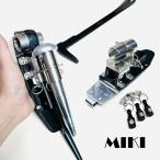 【新型ホルダー】三貴 MIKI 工具差し SPH69X-BT3 ラチェット ミニバール ヨセポンチ・ボール芯等 ビットホルダー 取付けリング付き ステンレス 牛表革使用