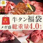 総重量4キロ!仙台 名物 牛たん 福袋 メガ盛り 5種 4.0kg 焼肉 牛肉 牛タン ぎゅうたん 肉 送料無料 仙台 宮城 ご当地 グルメ お取り寄せ