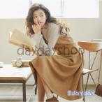 ロングワンピース レディース スエ�