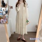 白 ワンピース ドレス 可愛い おしゃれ ワンピ Aライン レディース ワンピース 夏 レディース ファッション 森ガール ワンピース