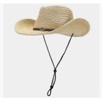 麦わら帽子 ストローハット メンズ  テンガロンハット レディース つば広 中折れ カウボーイ UV対策 日焼け防止 農作業 おしゃれ