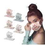 ショッピング夏用マスク マスク 夏用 50枚 使い捨てマスク 不織布 マスク カラー  お中元プレゼント 花柄 おしゃれ 可愛い 大人用 3層構造 ウィルス対策  イベント  不織布マスク