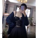 レディースレザービスチェナイトクラブ演出パーティーPU革ブラトップキャミソールタンクトップクロコ柄ダンス衣装ベアトップスブラジャー 卒業式