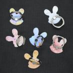 メール便送料無料 iPhone　Android　スマホ　アンドロイド　ストラップ  落下防止　スタンド　 可愛いうさぎ　アルミ製　バンカーリング　キャラクター