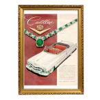  роскошный Vintage способ A3 рама деревянная рама P978 золотой искусство постер retro Ad ba Thai Gin g Cadillac 1953 Lowrider 