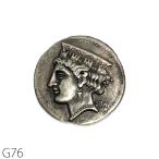  копия монета старый плата Греция пуховка .skip Roth носорог p Roth серебряная монета монета монета 325~309BC античный брелок для ключа подвеска амулет G76