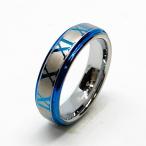  простой . tang stain кольцо кольцо Rome цифра Astra синий blue 24 ( 21 номер ) новый товар парные тоже 