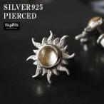 ピアスシルバー925goodvibrationsゴールドルチルサンマーク太...