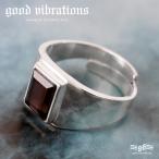 シルバーリングメンズシルバー925スモーキークォーツgoodvibrati...