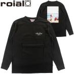 ロイアル アートフォトプリント メンズ ロングスリーブ サーフブランド 長袖 ロンTEE ビーチ フォトTEE ROIAL R234MLT02