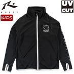 RUSTY Rush Guard Kids 963463 длинный рукав капот нет УФ фильтр UV cut палец дыра имеется ... рукав принт Rusty 