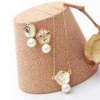 Yahoo! Yahoo!ショッピング(ヤフー ショッピング)送料無料 即納 セール 金属アレルギー対応/スワロフスキーパールネックレス×ピアス2点セット/SWAROVSKI