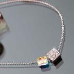 Yahoo! Yahoo!ショッピング(ヤフー ショッピング)送料無料 即納 セール 上品なスクエアペンダントのスワロフスキーネックレス/ペンダント/SWAROVSKI