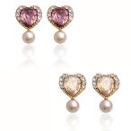 Yahoo! Yahoo!ショッピング(ヤフー ショッピング)送料無料 即納 セール スワロフスキーハートにコロンとピアス/SWAROVSKI ピアス/SVR925ポスト