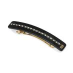 ALEXANDRE DE PARIS アレクサンドルドゥパリ BARRETTE バレッタ スワロフスキー AA6-735-49 保存袋付き 髪留め ヘアクリップ