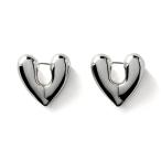 ANNIKA INEZ アニカイネズ ラージハートフープピアス Large Heart Hoops シルバー E926 LRG