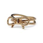 FERRAGAMO フェラガモ リボンリング ボウ BOW 指輪 760952 791137 791138 サイズ50(9-10号相当)、サイズ52(11-12号相当) ゴールド