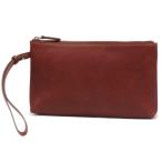 ショッピングイルビゾンテ IL BISONTE イルビゾンテ レザー クラッチバッグ BCL036 BW394 Seppia ILBISONTE