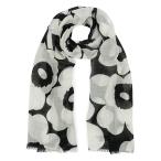 ショッピングマリメッコ marimekkoマリメッコ ウニッコスカーフ フィオレ フィオーレ Fiore Pieni Unikko scarf 094585 191 off white, black ストール