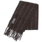 ショッピング茶 OUR LEGACY アワーレガシー マフラー スカーフ ESTATE SCARF Brown Pinstripe Fuzzy Alpaca A4258EBR 茶 ブラウンピンストライプ