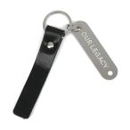 ショッピングキーリング OUR LEGACY アワーレガシー リングキーリング RING KEYRING Black Leather A4258RB