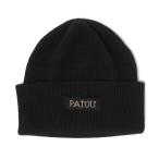 PATOU パトゥ ウールカシミアビーニー ニットキャップ AC0788041 999B Black 8041