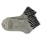 np спорт носки женский Zebra рисунок цвет / серый ( черный ) свободный размер (23~25cm)