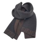 フェンディ FENDI マフラー ウール FFロゴ ダブルフェイス ブラック ブラウン 黒 茶 送料無料 h1223rq01250 中古 古着 ブランド古着DB