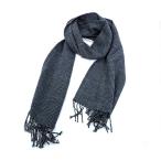 ポロラルフローレン マフラー グレンチェック シック カシミヤ グレー ネイビー 送料無料 h1226wq0267 中古 古着 ブランド古着DB