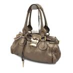 クロエ Chloe ハンドバッグ パディントン 南京錠 ブロンズ ベージュ系 送料無料 i0419dq002460 中古 古着 ブランド古着DB