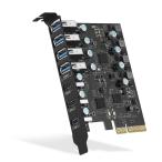 PCIe - USB 3.2 Gen 2カード 20Gbps帯域幅 7