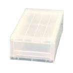 DCMブランド 重なる引き出し式ケース/浅型スリム 18x34.7x10cm