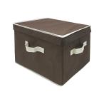 DCMブランド 収納ボックス ブラウン/ふた付