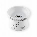 猫壱 ハッピーダイニング脚付フードボウル/シリコン付き 猫と音符　DCMオリジナル