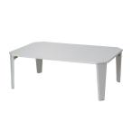 DCMブランド UV 鏡面 テーブル/DCM-FVK9060 WH 90x60x32cm