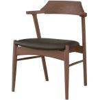 筑波産商 YUME2　109AT　アームチェア/WBNR/XBR(PVC) ブラウン