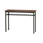 エヴァンスハイテーブル EVS-HT120 ブラウン 幅120x奥行40x高さ86.5cm