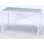 不二貿易 ワークデスク ガラストップ 60/14077 ホワイト