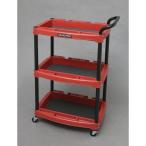 アイリスオーヤマ ハードツールワゴン ハンドル付/HDW-3H レッド 650×410×975mm