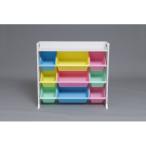 アイリスオーヤマ 天板付キッズトイハウスラック/TKTHR-39 パステル パステル