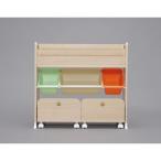 アイリスオーヤマ 収納カートトイハウスラック/STHR-13 キャロット キャロット