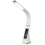 ゼピール 液晶付きLEDデスクスタンド/DLS-H2008-WH ホワイト