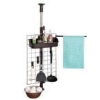 ベストコ 突っ張りキッチンツールハンガーステン　/ND-7833 ブラウン/ツールハンガー