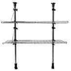 ベストコ 突っ張りキッチンメッシュラック　ステン２段/ND-7834 ブラウン/2段